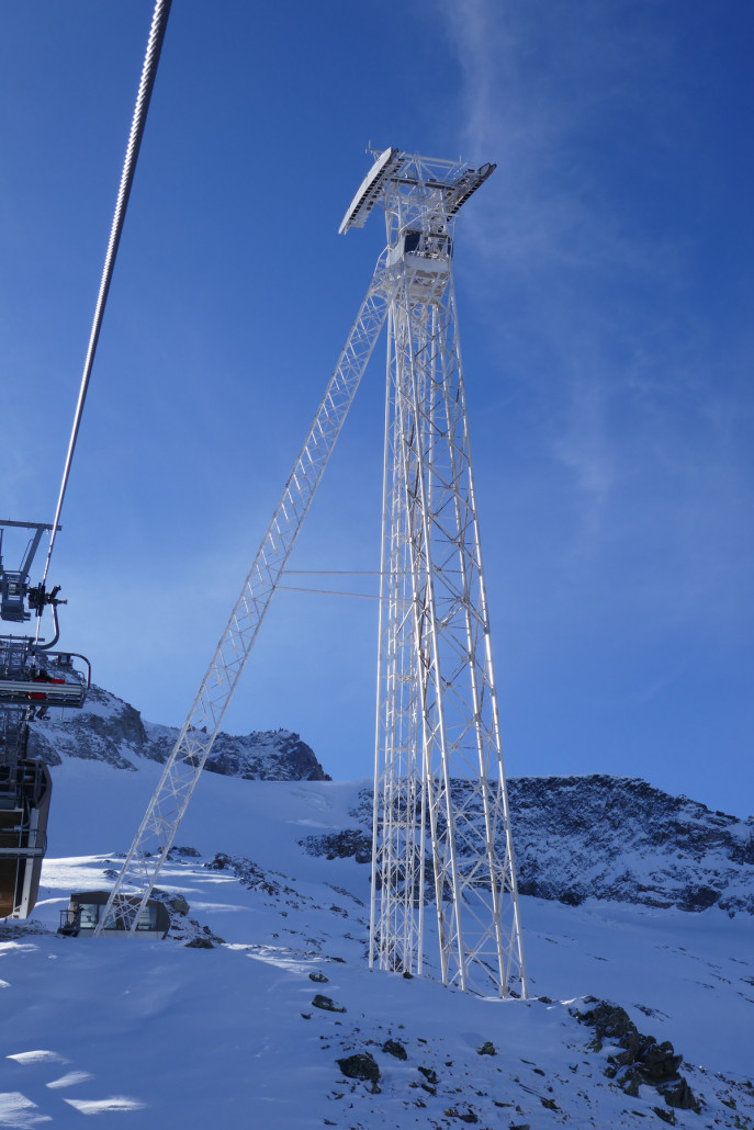 Stütze 2 der oberen Sektion