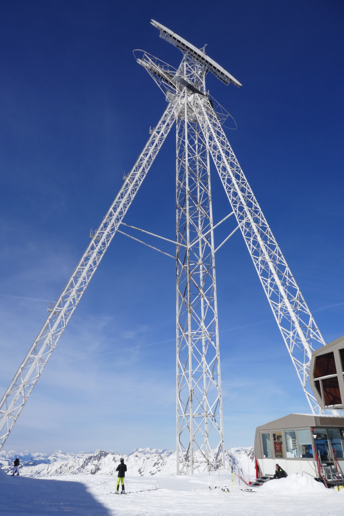 Stütze 2 der oberen Sektion