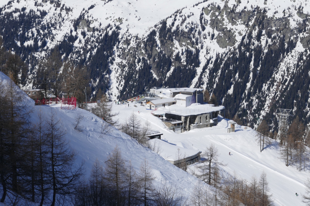 abgebrannte Mittelstation