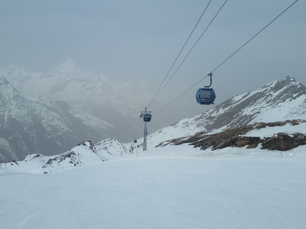 Schöne Pisten an der neuen Kumme Bahn