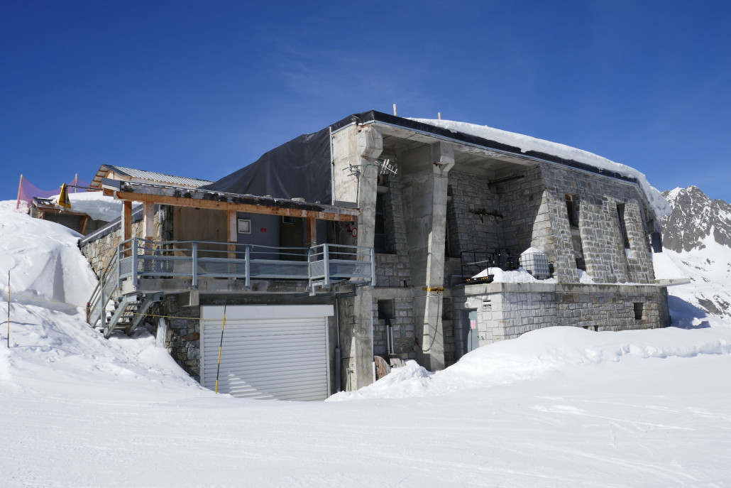 abgebrannte Mittelstation