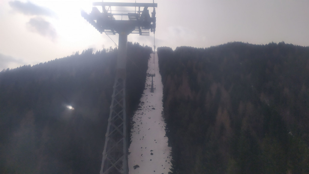 Blick auf die Trasse...