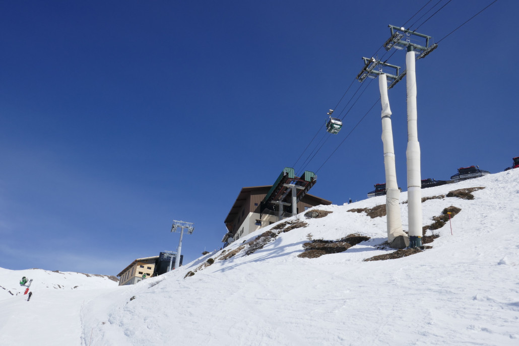 Bergstation alt und neu