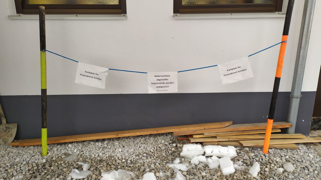 Eindringliche Warnung der Bergbahnen :D