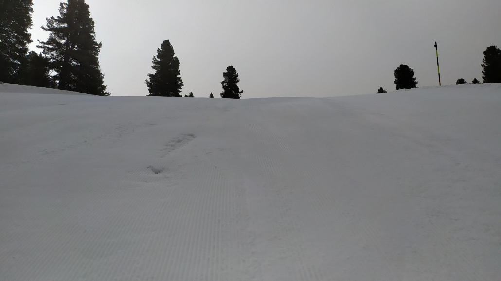 Auf dem Weg zum Hanser-Xpress einige Löcher