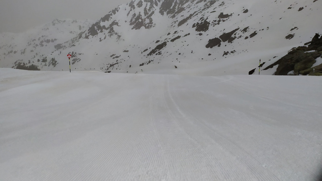 Am Kapauns gabs die beste Piste des Tages