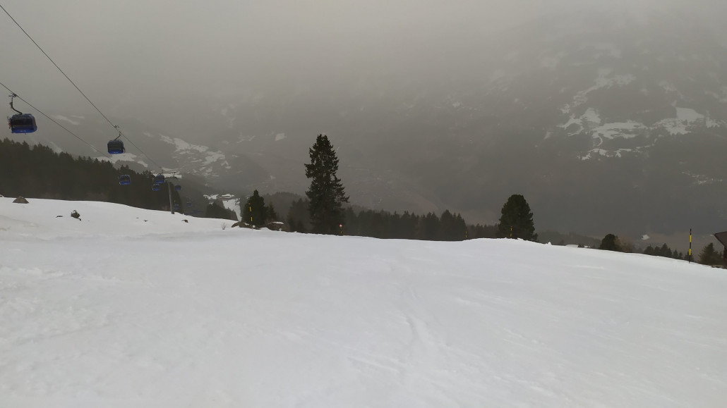 Ab der Rosenalm war es dann schon aufgefirnt