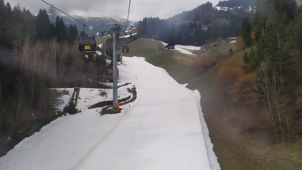 Es kommen aber noch keine braunen Flecken raus