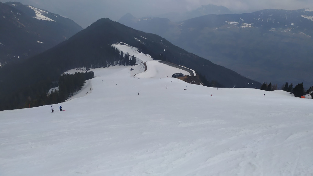 Blick von der Bergstation der Spieljochbahn