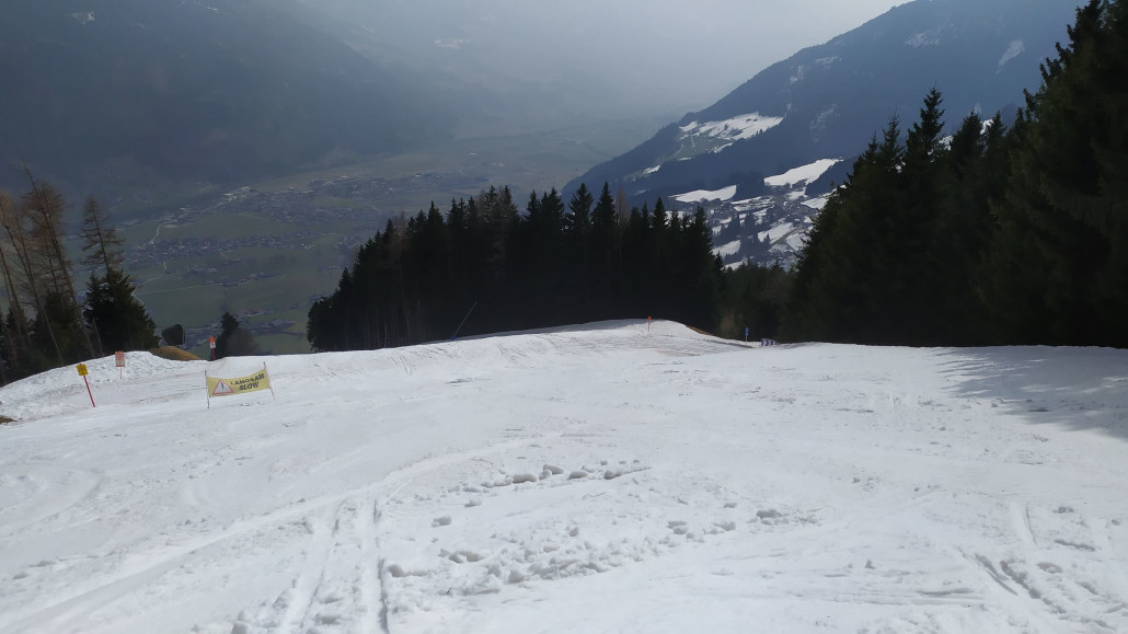 Auf dem Weg ins Tal ging es noch gut