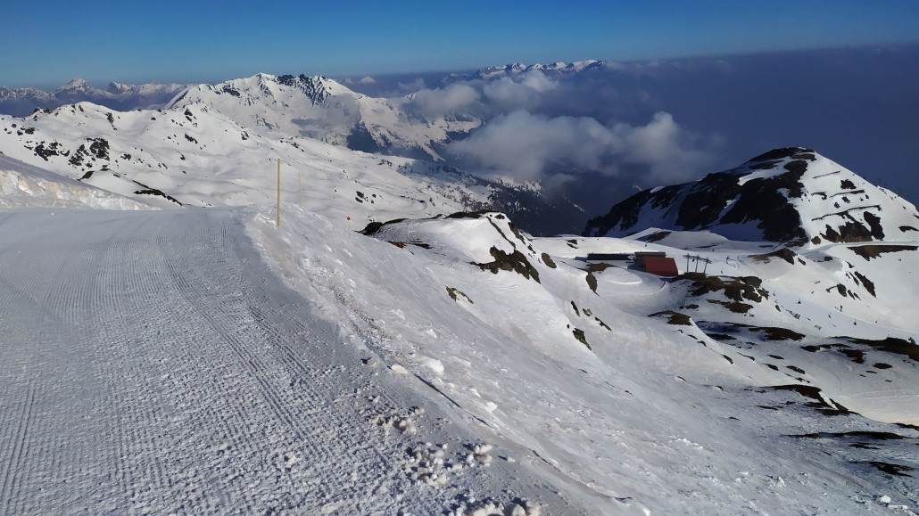 Die neue Piste Richtung Sunjet war ich noch nicht gefahren, nette Streckenführung