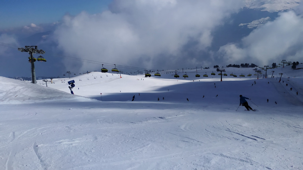 Oben war es aber wieder sehr gut zu fahren