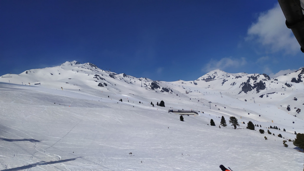 Man sieht die Sandreste