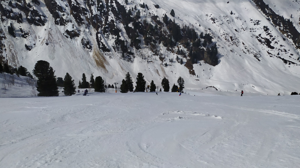 Auch weiter unten ging alles ab, davor die Piste am Pfaffenbühel II war spitze