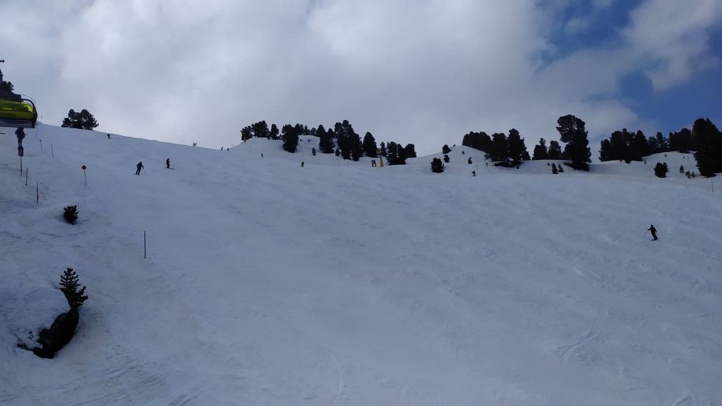 Auch beim Kristall-Express war es buckelig