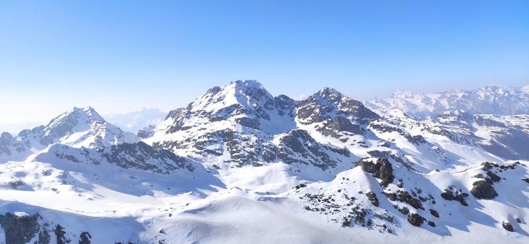 Rosa Blanche, Blick zum Mt Fort