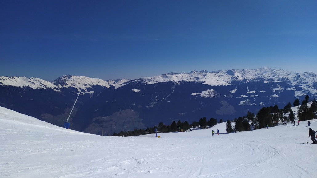 Am Neuhütten ging es unten raus schon schön über weichere Pisten