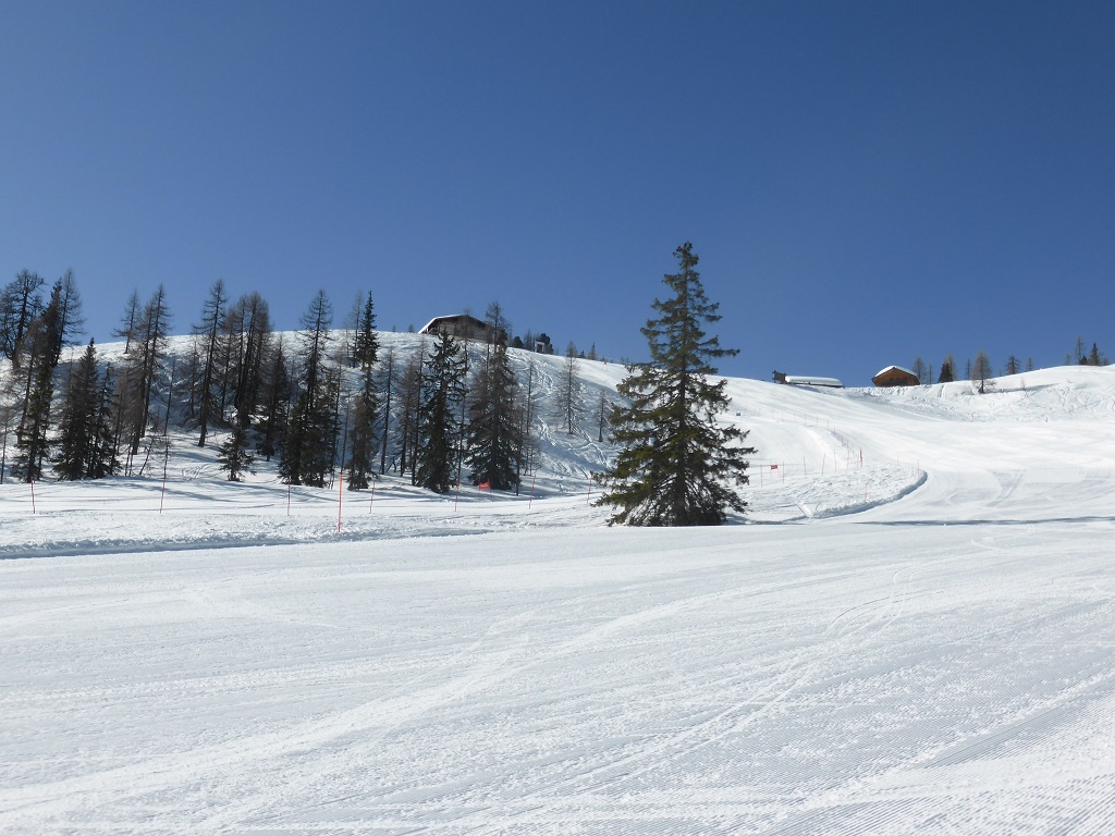 Abfahrt nach der Trinkeralm