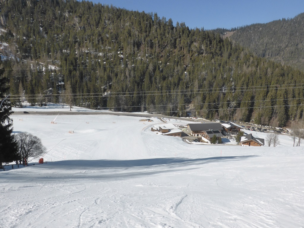 der letzte Hang incl. Talstationsbereich