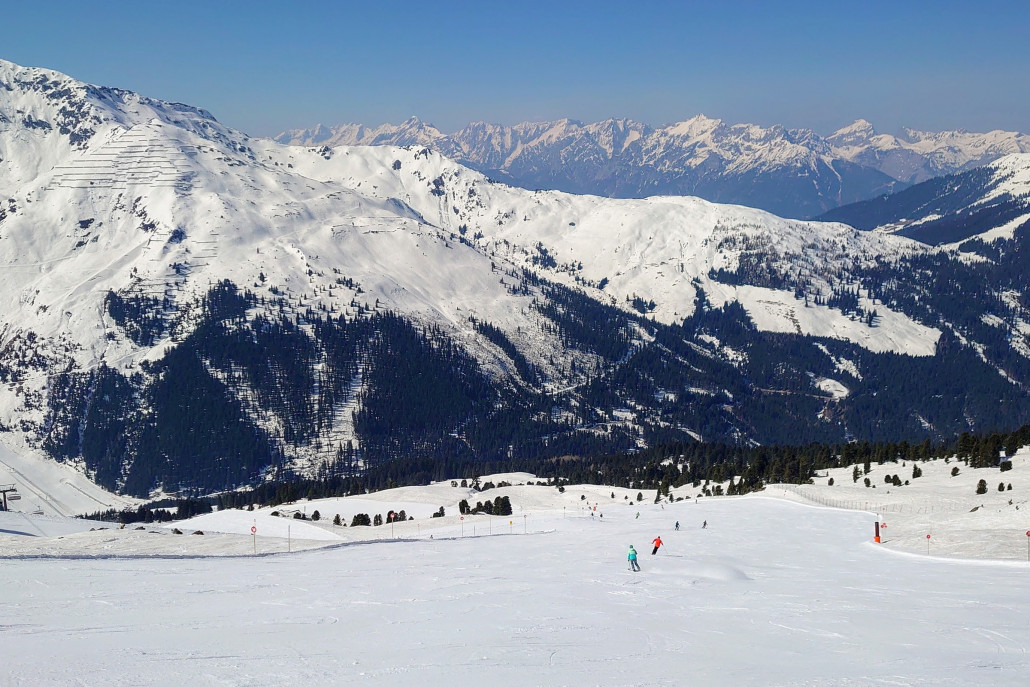 Piste oben an der Holzalm-Bahn