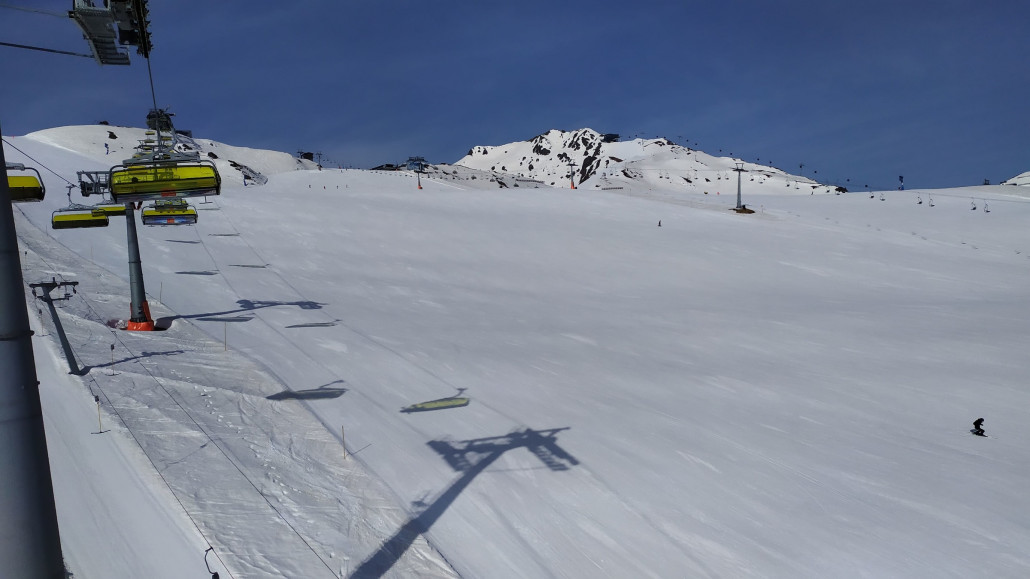 Auch oben gabs Platz und weiche Pisten