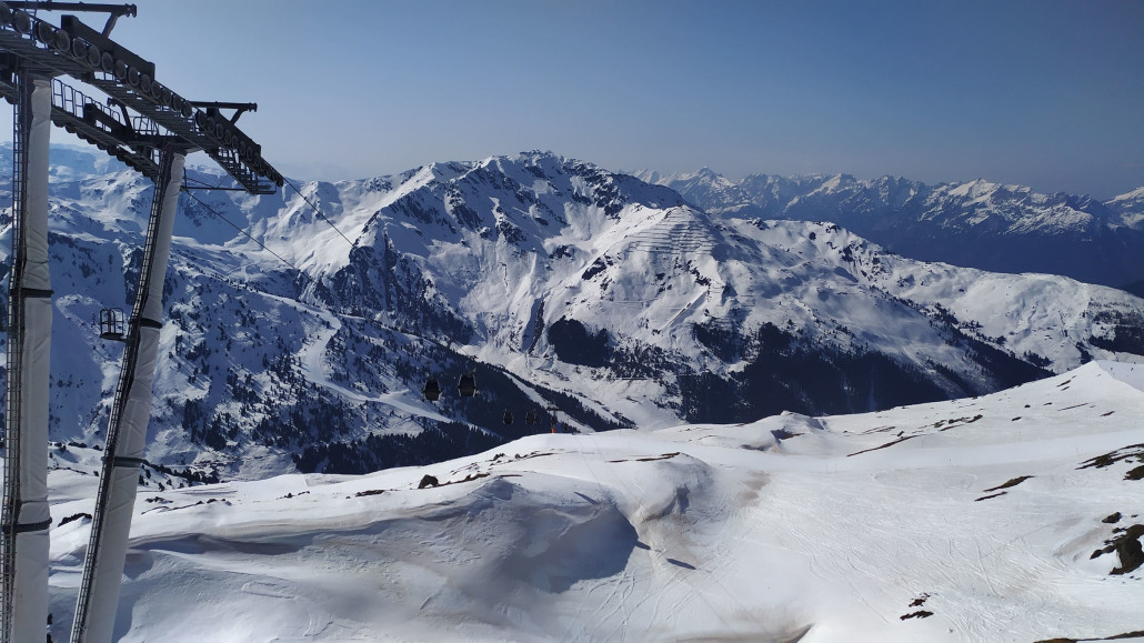 Blick vom Zillertal Shuttle nach Hochfügen