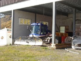 LH 500 Blue auf dem Jochpass