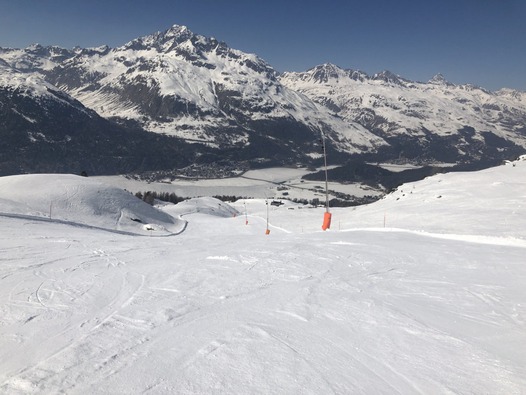 Chastelets-Piste mit wenig Leuten