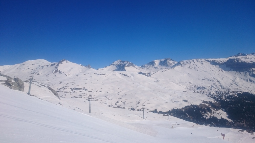 Blick vom Crap Sogn Gion nach Nagens