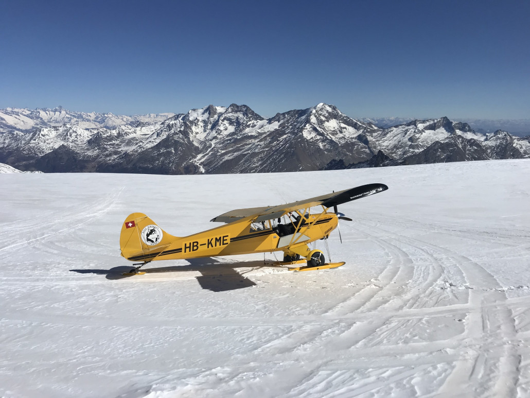 …um zum zweiten Mal für mich auf dem hochgelegenen Alphubel zu landen