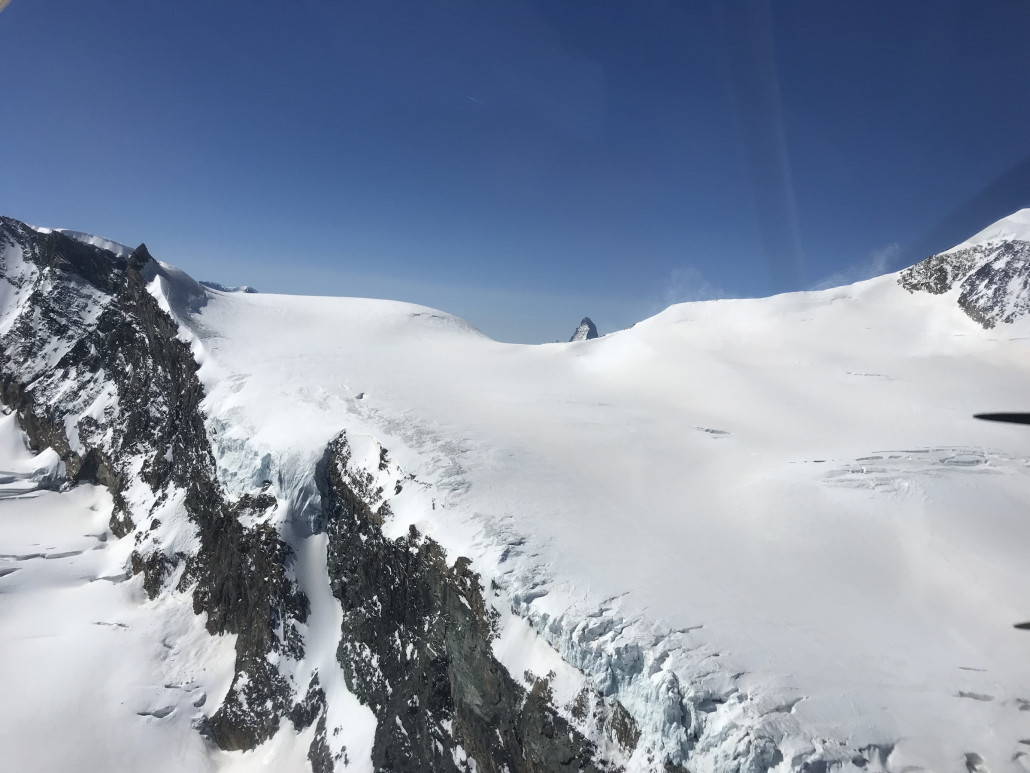 Ein bisschen gehört das Matterhorn auch zu Saas Fee