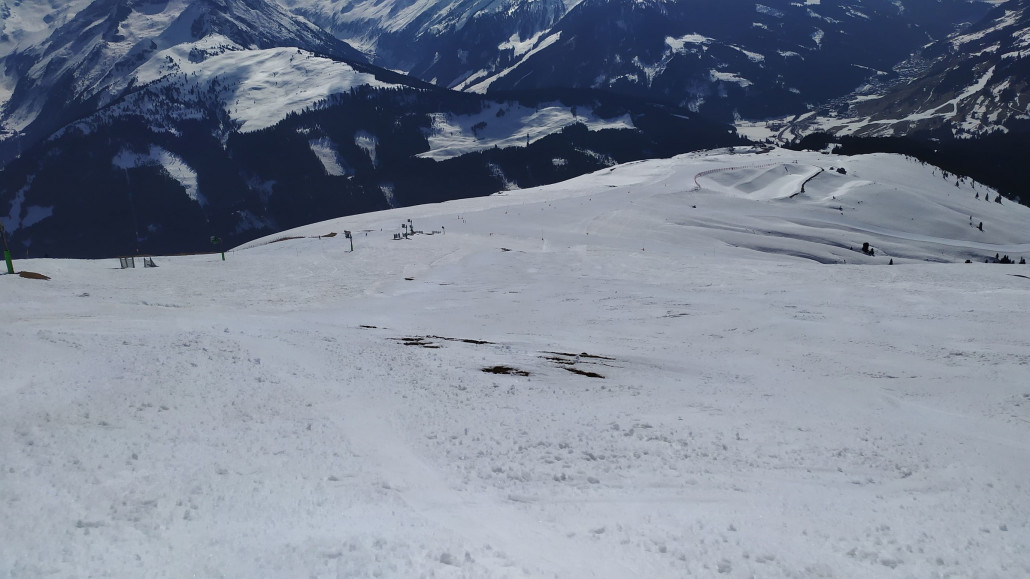Die geschlossene Abfahrt am Falschbach ging noch gut