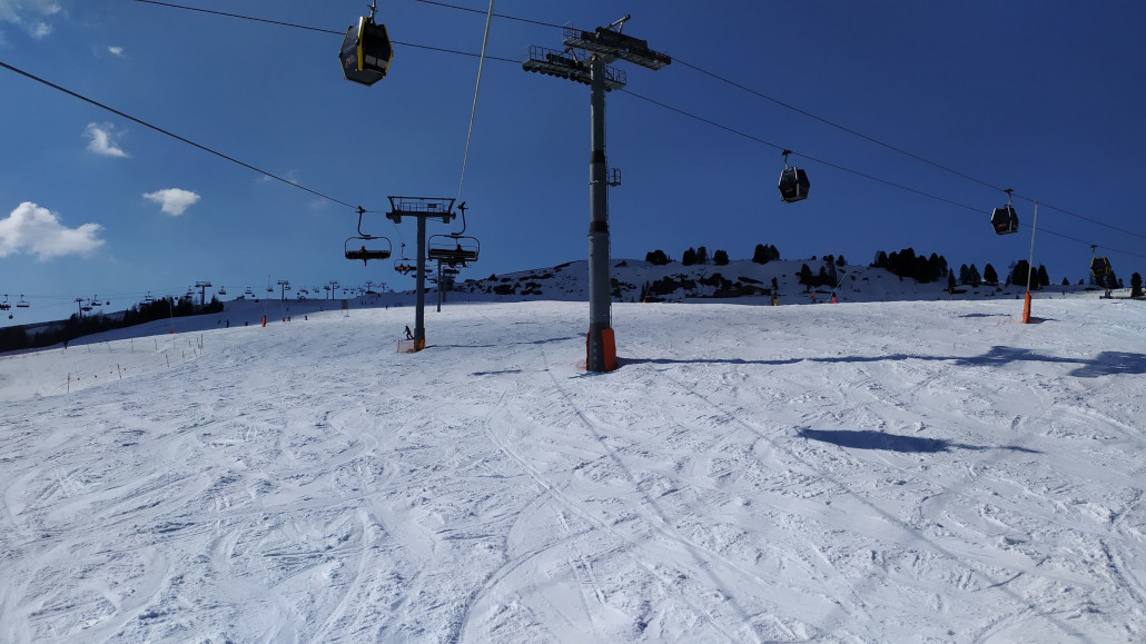 Auf dem Rückweg gab es tatsächlich kleine Wolken