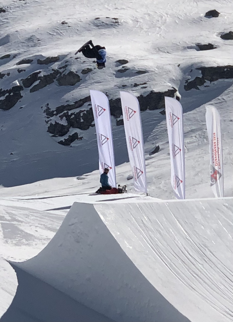 Heute war das Qualifying der Snowboarder