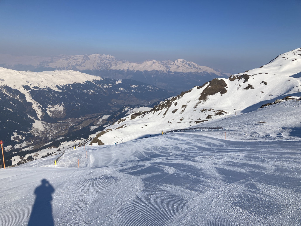 Früher Start am Weisshorn Speed. Der erste Teil zur Motta Hütte richtig schön, danach ok, wenn auch hart.