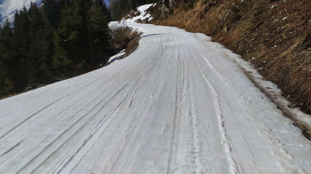 Der Ziehweg zum Katzenmoos hält nicht mehr lang