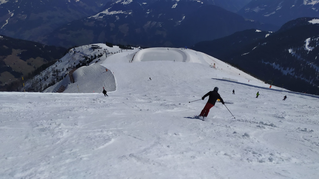 Auch am Gerent wurde es ausgefahren