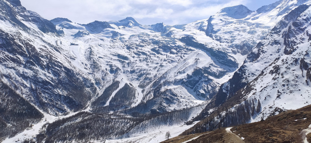 Panorama-Blick über das Skigebiet