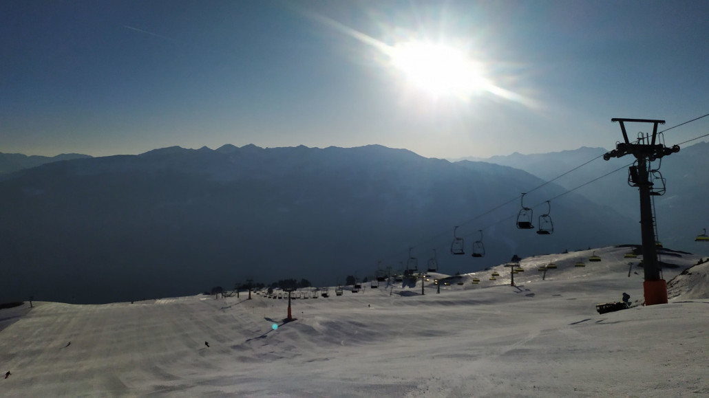 So ergibt sich ein sehr schönes Morgenlicht, das man sonst auch im Dezember hat