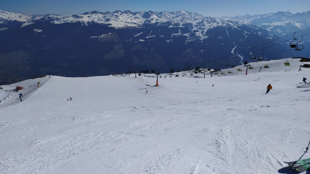 Dafür gab es auf der 8 echt schönen Schnee