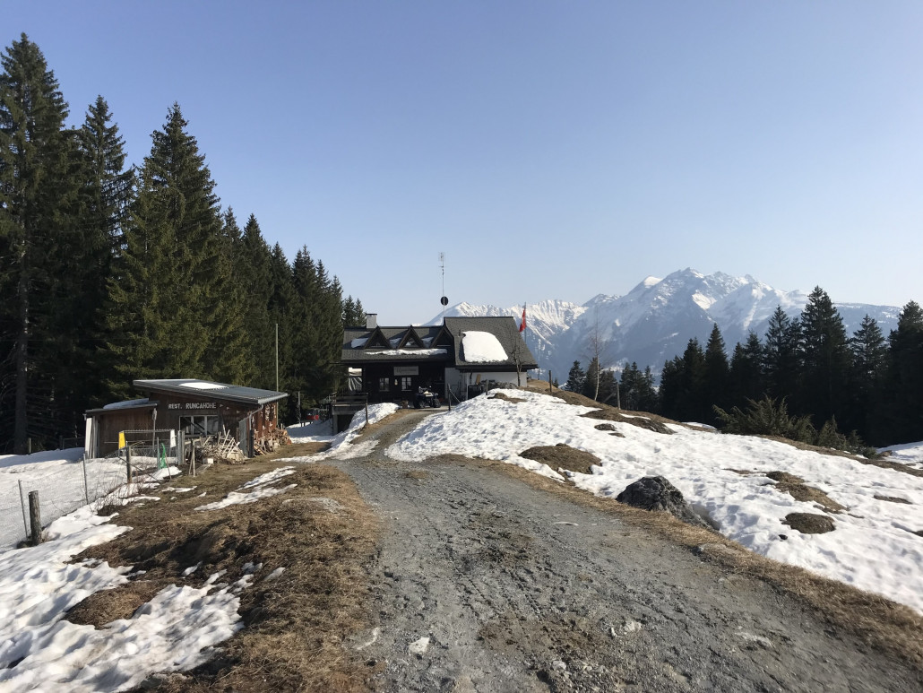 Die Runca kann noch gut erreicht werden