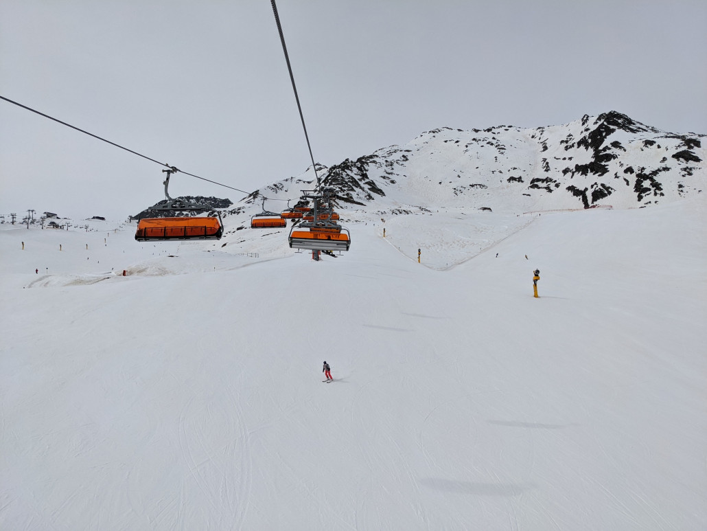 Gegen halb 12 am Giggijoch