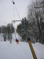 Lifttrasse des Schlepplifts