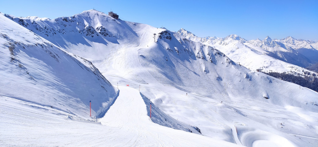 Blick zum Jakobshorn