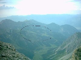 Sicht zum Brandner schigebiet