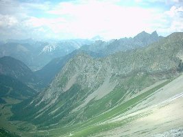 Sicht in Richtung Bludenz