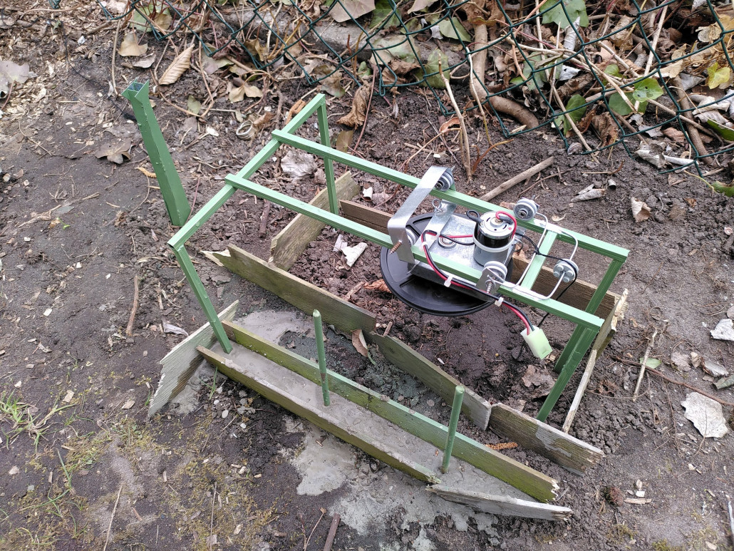 Betonieren der Talstation