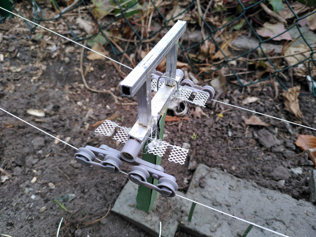 Montage der Wartungspodeste