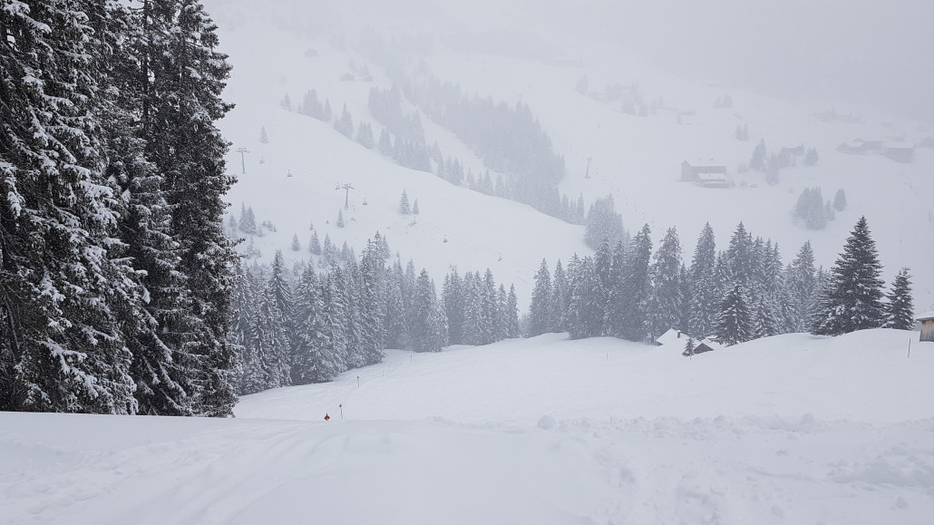 Etwas Neuschnee am 01. April