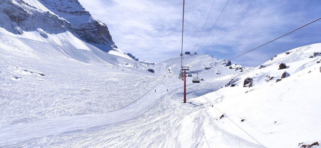 Oldenegg-Sessel und Piste